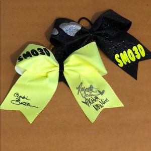 Autographed bow and practice bow